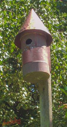 Copper Bird House