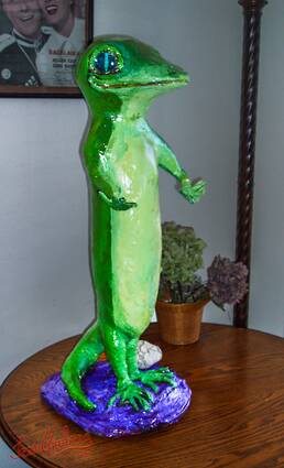 Gecko Sculpture